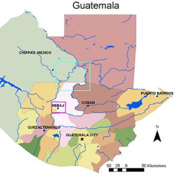 Guatemala map