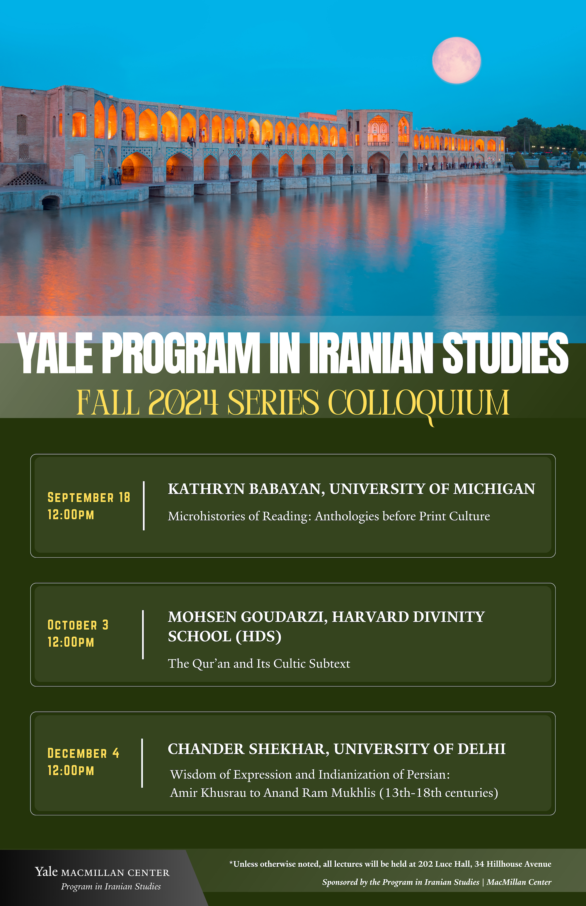 Iran Colloquium Fall 2025