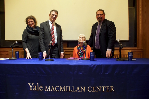 Karin Zipf, Bruce Berger, Susan King, and Ambassador Luis C. deBaca (ret.) 