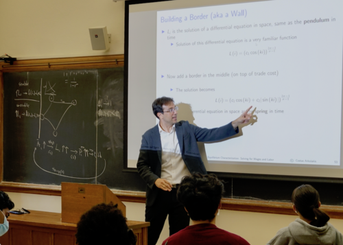 Arkolakis is teaching a class on "The Economics of Space" (ECON 433) this semester.