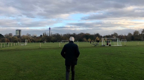 Michel Barnier, the EU’s chief negotiator, looking for level playing fields in London yesterday.