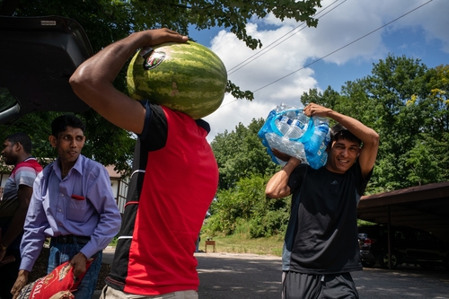 The first of a group of Rohingya refugees settled in Grand Rapids, Mich., in August.  Todd Heisler/The New York Times