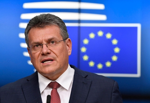 European Commission Vice President Maroš Šefčovič commenting on UK violation of Protocol, March 3, 2021.