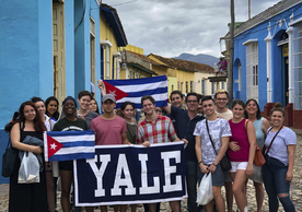 Students in the town of Trinidad, one of the best preserved colonial cities in Cuba. (Photo by Daniel Juarez)