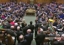 British House of Commons debating next steps in Brexit process, Feb. 14, 2019.