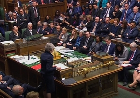 Prime Minister Theresa May addressing the House of Commons.