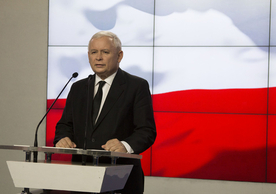 Jarosław Kaczyński, the leader of the Law and Justice Party (PiS), announcing that Poland will dissolve the Disciplinary Chamber of the Supreme Court, August 7.