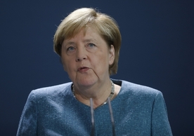 German Chancellor Angela Merkel announcing yesterday that Alexei Navalny was poisoned with Novichok, a chemical weapon.