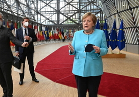German Chancellor Angela Merkel arriving at last Thursday’s European Council meeting—the last of the 105 she has attended since becoming chancellor in 2005.