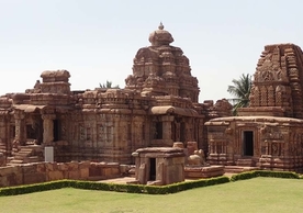 Two temples at Pattadakal in India.