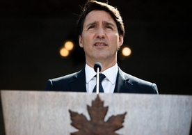 Canadian Prime Minister Justin Trudeau announcing the snap election, Ottawa, August 15.