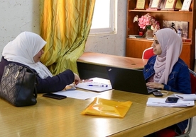 Researchers surveyed women from low-income households in Amman, Jordan — both Syrian refugees and Jordanians — to assess the makeup of their social networks and better understand how those networks affect their senses of empowerment and well-being. (Photo courtesy of Catherine Panter-Brick)