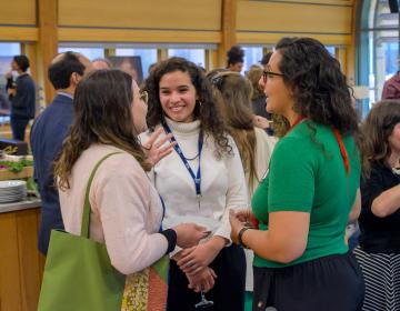 Students discuss the Road to Brazil 2024 Conference