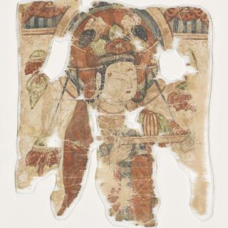 Fragment of a Banner with Female Donors