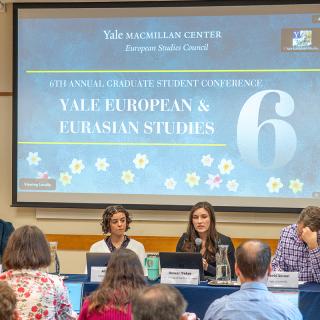 A panel discussion at the 6th annual Yale European and Eurasian Studies Graduate Student Conference