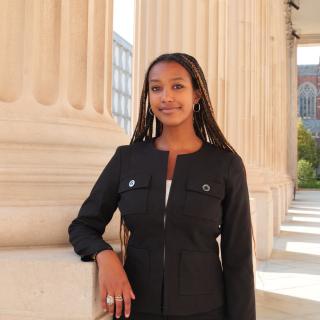 Makda Assefa standing outdoors