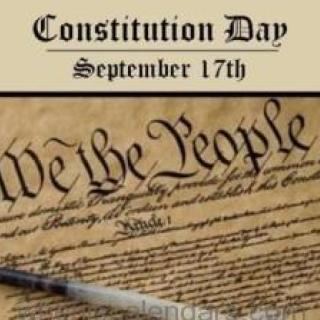 Image of the USA Consitution