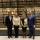 Dr. Bradely Woodworth, Cultural Attaché Gražina Michnevičiūtė, Librarian Anna Arays, and Consul General Dovydas Špokauskas inside the Beinecke Rare Book and Manuscript Library