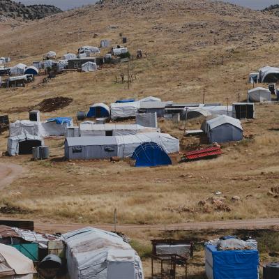 An IDP camp for Ezidis from the Sinjar (Shingal) region, after being displaced by the Islamic State.