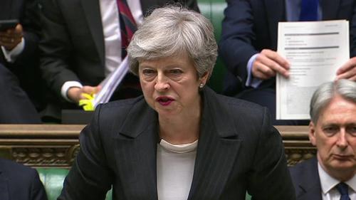 Theresa May presenting her 10-point “New Brexit Deal” to the House of Commons on Wednesday, May 22 Theresa May presenting her 10-point “New Brexit Deal” to the House of Commons on Wednesday, May 22